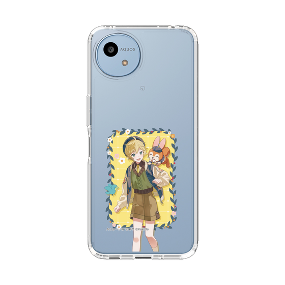 スリムプロテクションケース［ 初音ミク×クッピーラムネ - 鏡音レン×クッピー - 等身イラスト1 ］