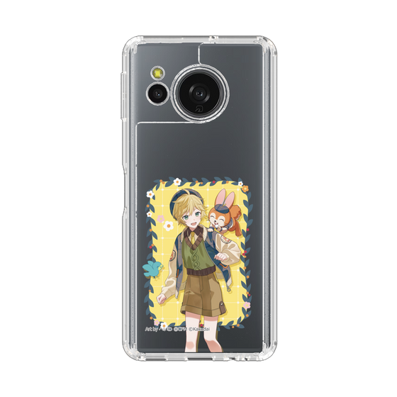 スリムプロテクションケース［ 初音ミク×クッピーラムネ - 鏡音レン×クッピー - 等身イラスト1 ］