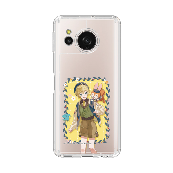 スリムプロテクションケース［ 初音ミク×クッピーラムネ - 鏡音レン×クッピー - 等身イラスト1 ］