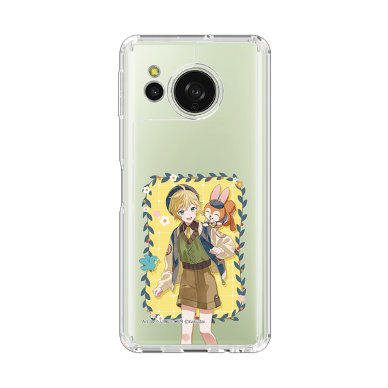 スリムプロテクションケース［ 初音ミク×クッピーラムネ - 鏡音レン×クッピー - 等身イラスト1 ］