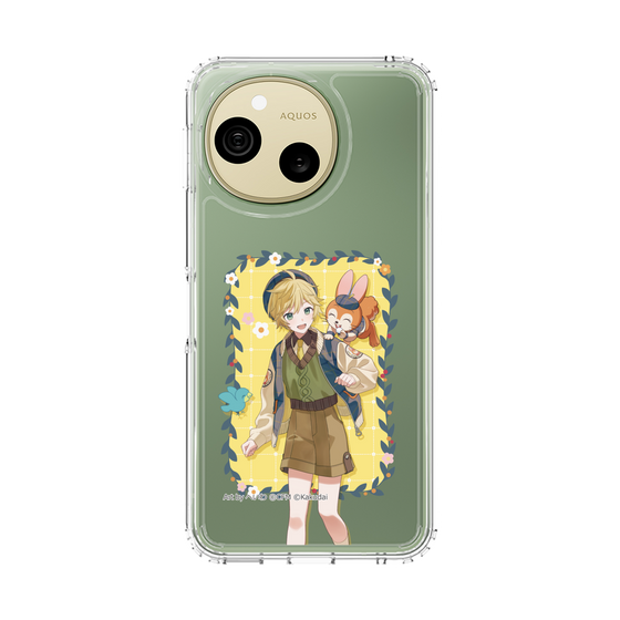 スリムプロテクションケース［ 初音ミク×クッピーラムネ - 鏡音レン×クッピー - 等身イラスト1 ］
