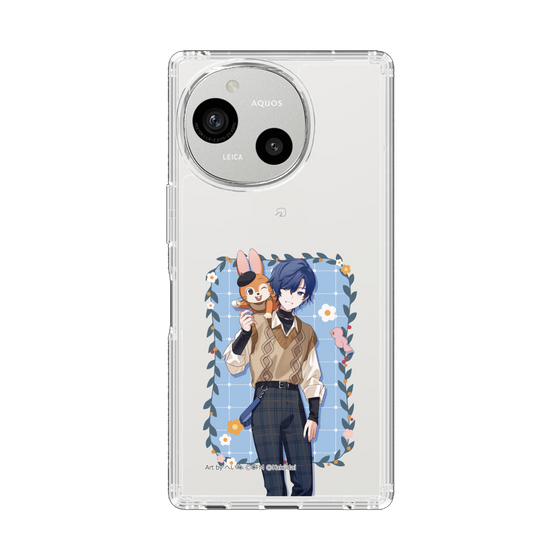 スリムプロテクションケース［ 初音ミク×クッピーラムネ - KAITO×クッピー - 等身イラスト1 ］