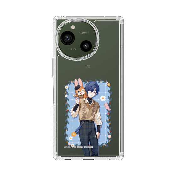 スリムプロテクションケース［ 初音ミク×クッピーラムネ - KAITO×クッピー - 等身イラスト1 ］