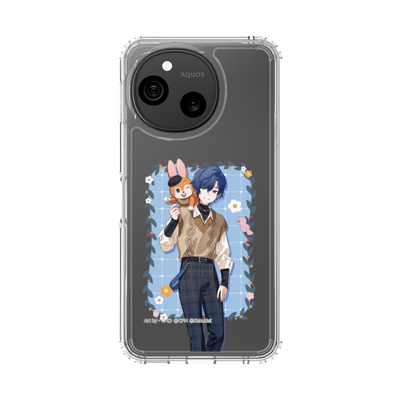 スリムプロテクションケース［ 初音ミク×クッピーラムネ - KAITO×クッピー - 等身イラスト1 ］