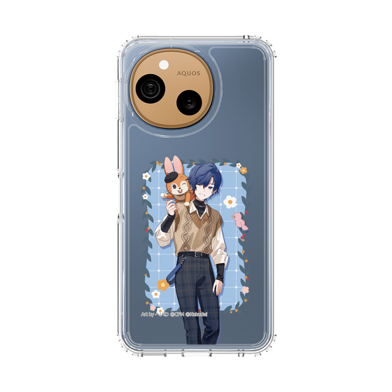 スリムプロテクションケース［ 初音ミク×クッピーラムネ - KAITO×クッピー - 等身イラスト1 ］