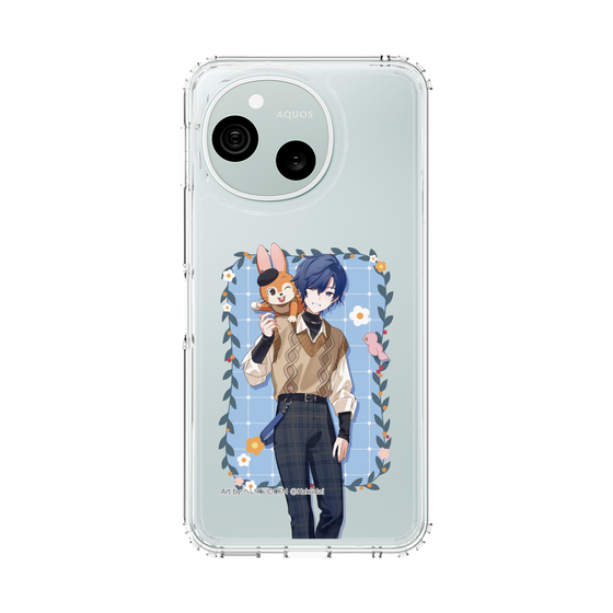 スリムプロテクションケース［ 初音ミク×クッピーラムネ - KAITO×クッピー - 等身イラスト1 ］