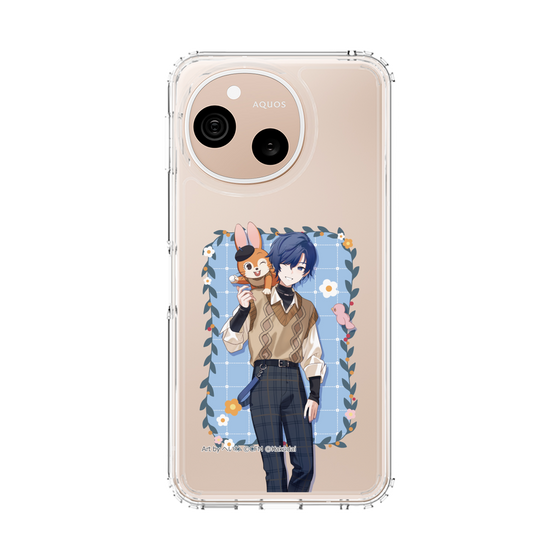 スリムプロテクションケース［ 初音ミク×クッピーラムネ - KAITO×クッピー - 等身イラスト1 ］