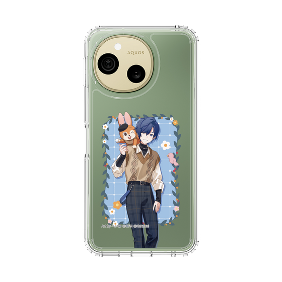 スリムプロテクションケース［ 初音ミク×クッピーラムネ - KAITO×クッピー - 等身イラスト1 ］