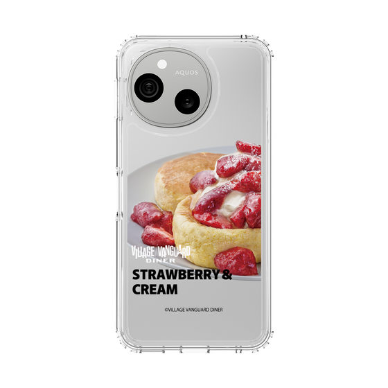 スリムプロテクションケース［ ヴィレッジヴァンガードダイナー - ストロベリー＆クリームパンケーキ ］