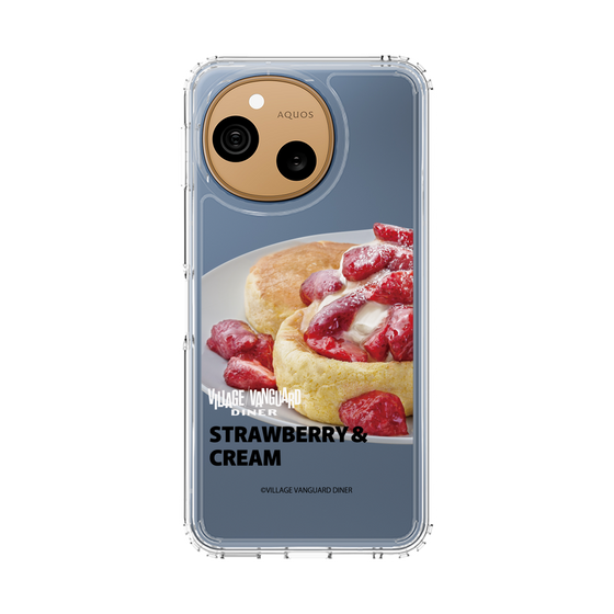 スリムプロテクションケース［ ヴィレッジヴァンガードダイナー - ストロベリー＆クリームパンケーキ ］
