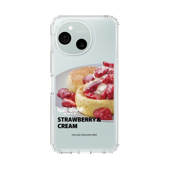 スリムプロテクションケース［ ヴィレッジヴァンガードダイナー - ストロベリー＆クリームパンケーキ ］