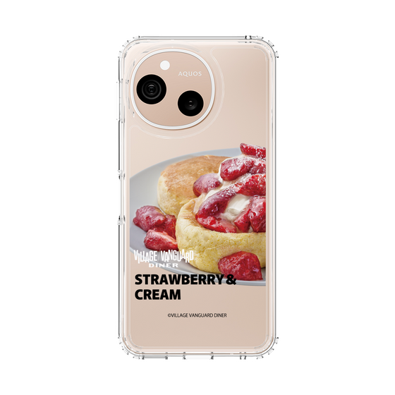 スリムプロテクションケース［ ヴィレッジヴァンガードダイナー - ストロベリー＆クリームパンケーキ ］