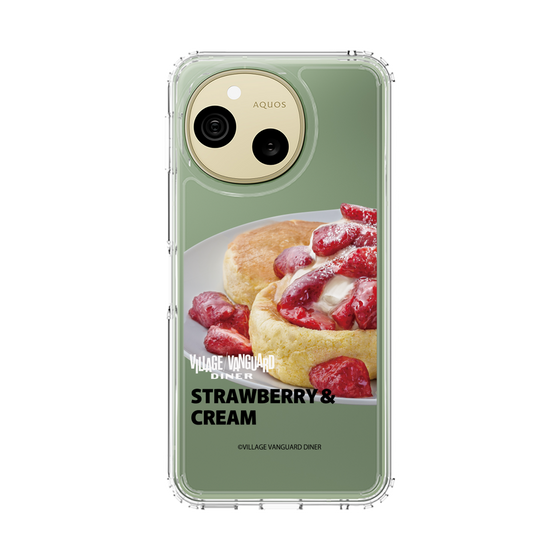 スリムプロテクションケース［ ヴィレッジヴァンガードダイナー - ストロベリー＆クリームパンケーキ ］