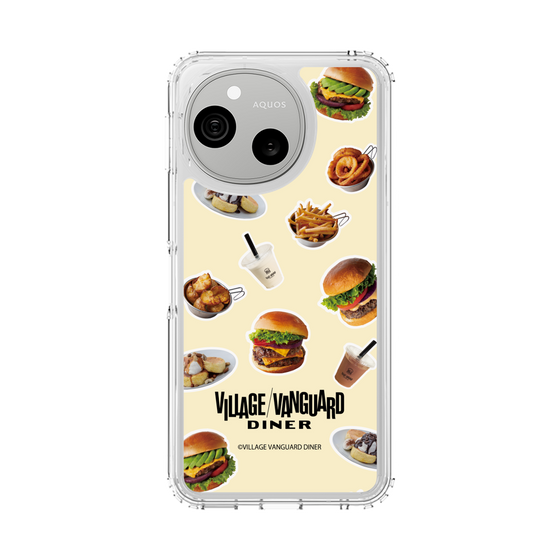 スリムプロテクションケース［ ヴィレッジヴァンガードダイナー - 総柄 ］