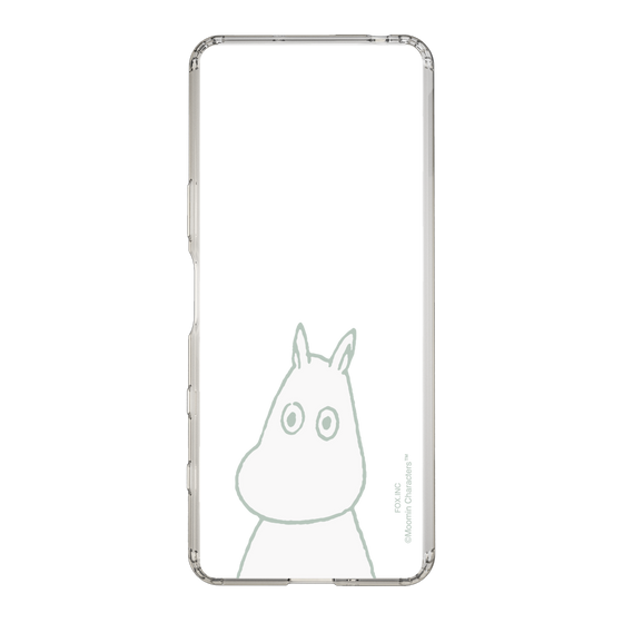 スリムプロテクションケース［ MOOMIN - Troubled face ］
