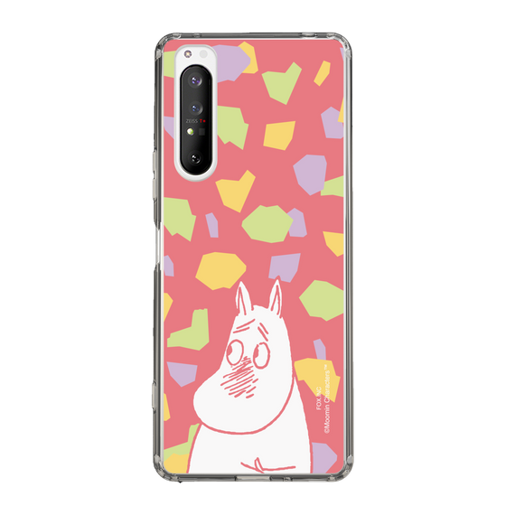 スリムプロテクションケース［ MOOMIN - Blushing face - color ］