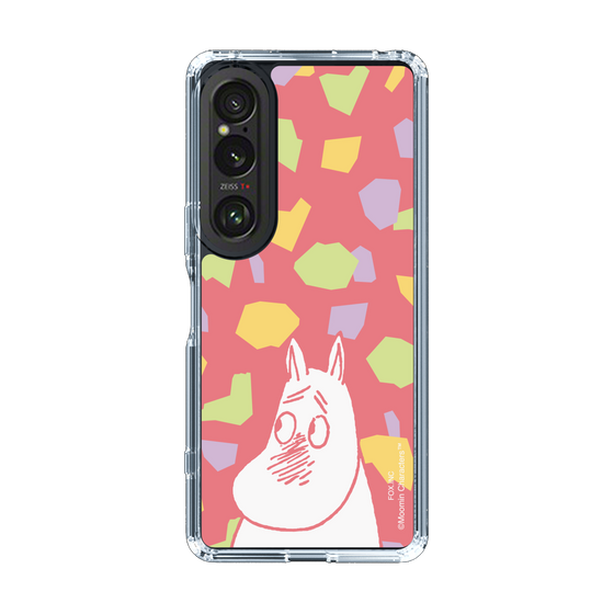 スリムプロテクションケース［ MOOMIN - Blushing face - color ］
