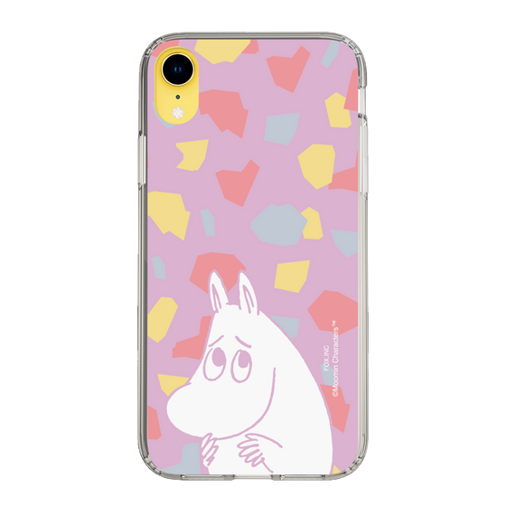 スリムプロテクションケース［ MOOMIN - Fearful face - color ］