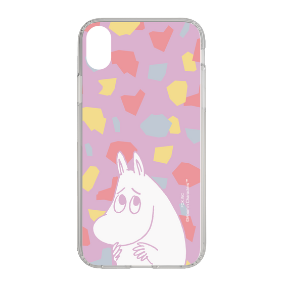 スリムプロテクションケース［ MOOMIN - Fearful face - color ］