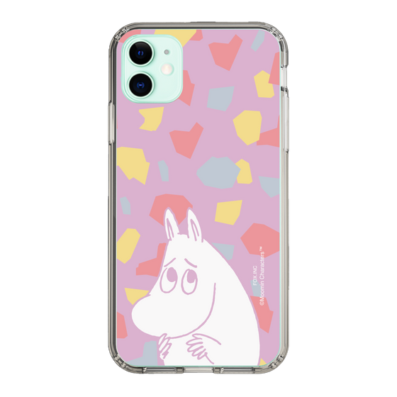スリムプロテクションケース［ MOOMIN - Fearful face - color ］