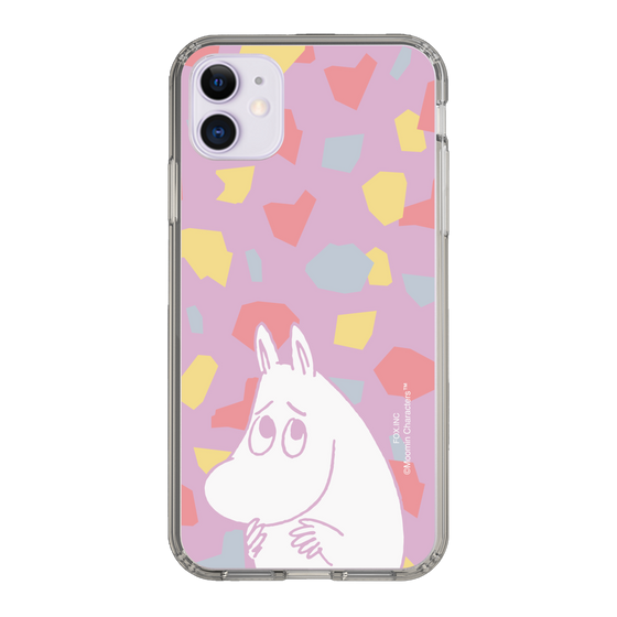 スリムプロテクションケース［ MOOMIN - Fearful face - color ］