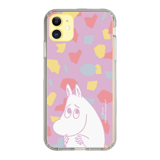 スリムプロテクションケース［ MOOMIN - Fearful face - color ］