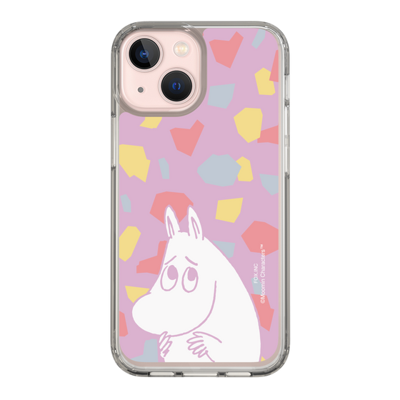 スリムプロテクションケース［ MOOMIN - Fearful face - color ］