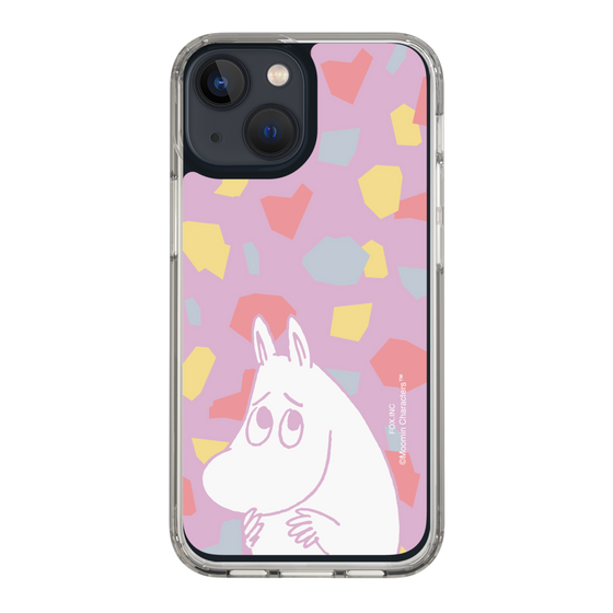 スリムプロテクションケース［ MOOMIN - Fearful face - color ］