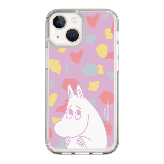 スリムプロテクションケース［ MOOMIN - Fearful face - color ］