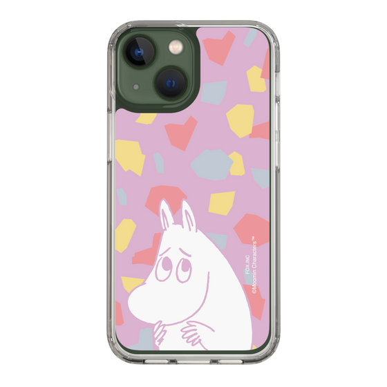 スリムプロテクションケース［ MOOMIN - Fearful face - color ］