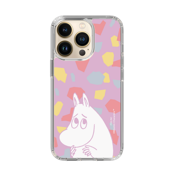 スリムプロテクションケース［ MOOMIN - Fearful face - color ］