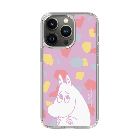 スリムプロテクションケース［ MOOMIN - Fearful face - color ］