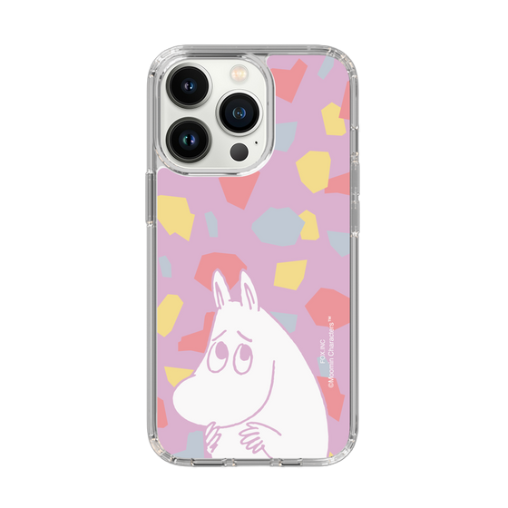 スリムプロテクションケース［ MOOMIN - Fearful face - color ］