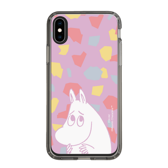 スリムプロテクションケース［ MOOMIN - Fearful face - color ］