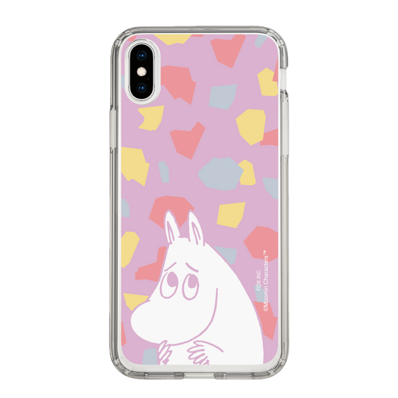 スリムプロテクションケース［ MOOMIN - Fearful face - color ］