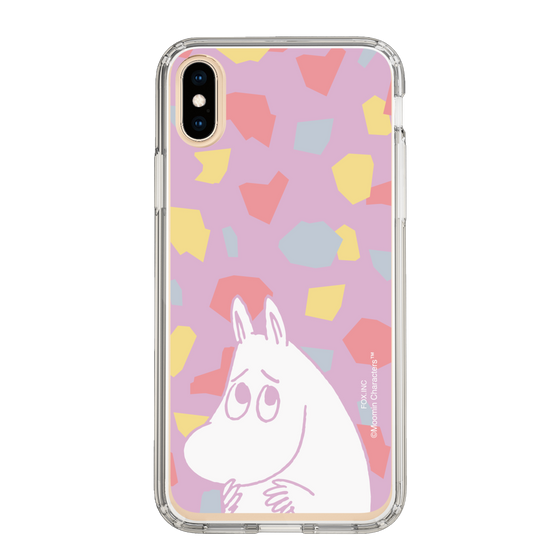 スリムプロテクションケース［ MOOMIN - Fearful face - color ］