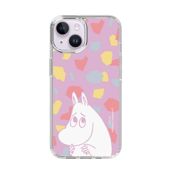 スリムプロテクションケース［ MOOMIN - Fearful face - color ］
