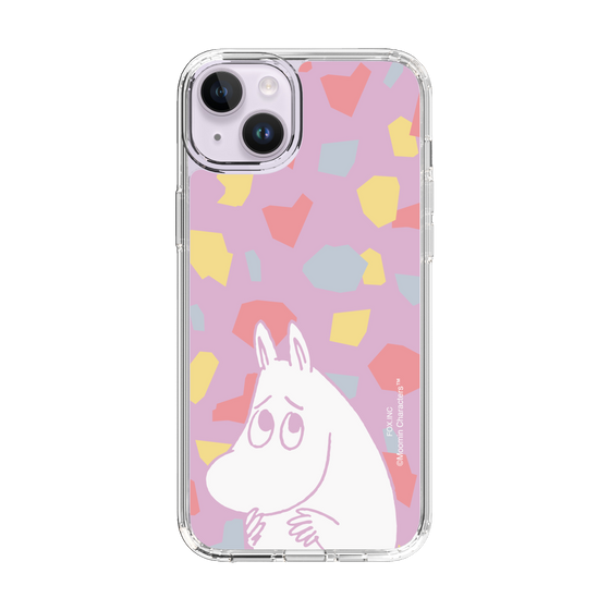 スリムプロテクションケース［ MOOMIN - Fearful face - color ］