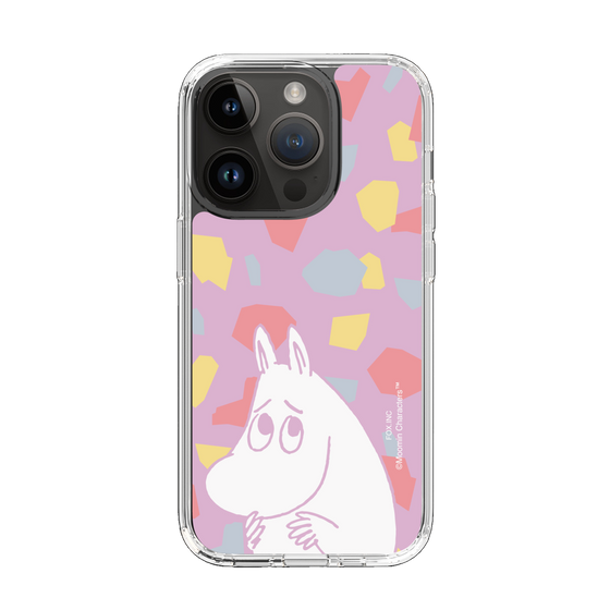 スリムプロテクションケース［ MOOMIN - Fearful face - color ］