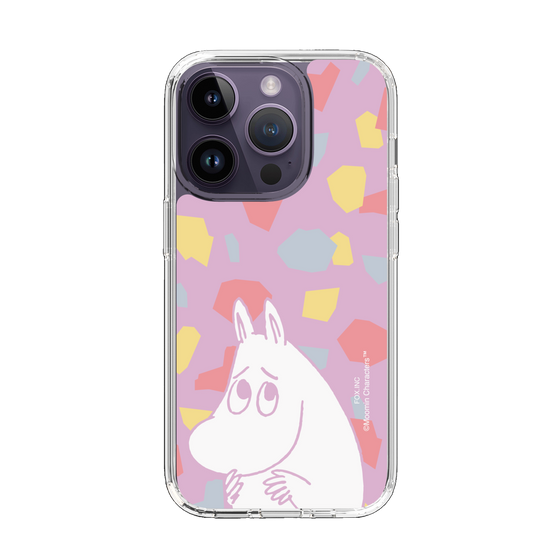 スリムプロテクションケース［ MOOMIN - Fearful face - color ］