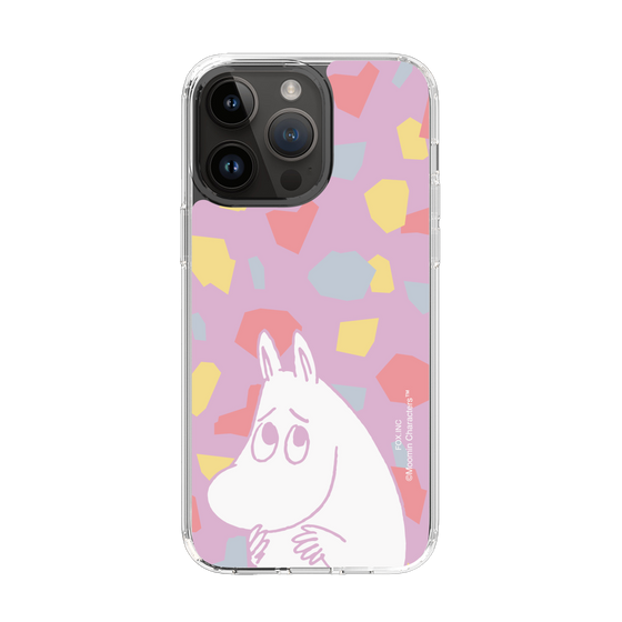 スリムプロテクションケース［ MOOMIN - Fearful face - color ］