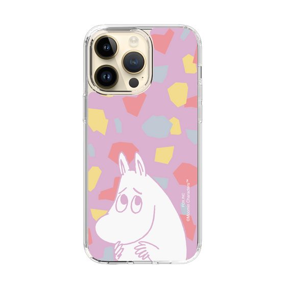 スリムプロテクションケース［ MOOMIN - Fearful face - color ］