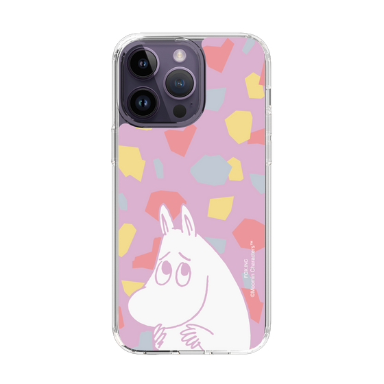 スリムプロテクションケース［ MOOMIN - Fearful face - color ］