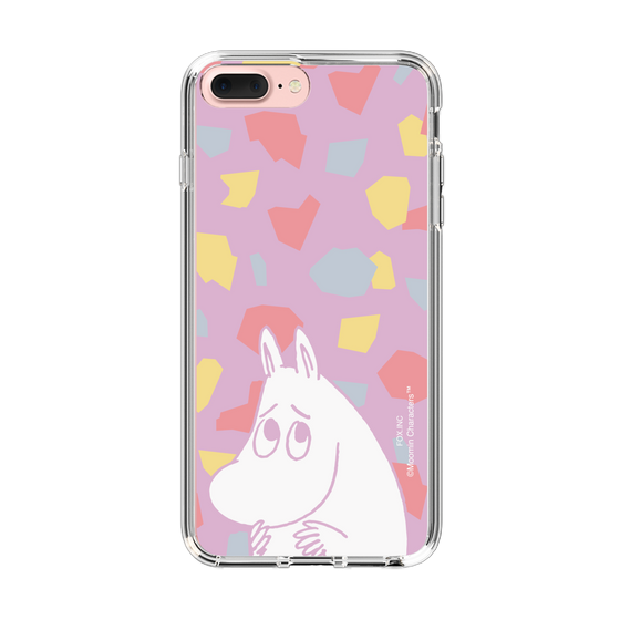 スリムプロテクションケース［ MOOMIN - Fearful face - color ］