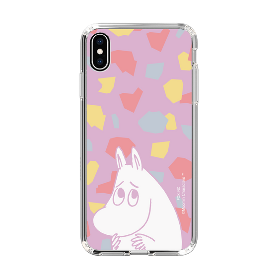 スリムプロテクションケース［ MOOMIN - Fearful face - color ］