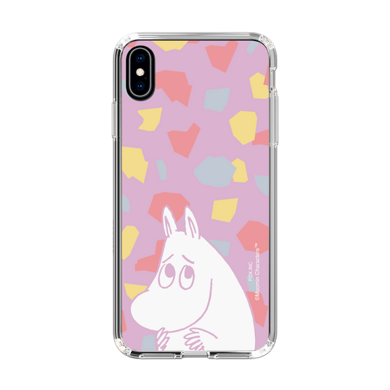 スリムプロテクションケース［ MOOMIN - Fearful face - color ］