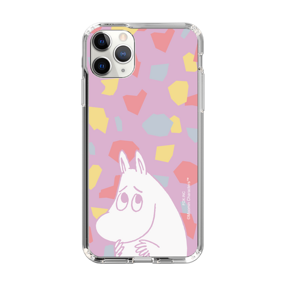 スリムプロテクションケース［ MOOMIN - Fearful face - color ］
