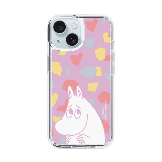 スリムプロテクションケース［ MOOMIN - Fearful face - color ］