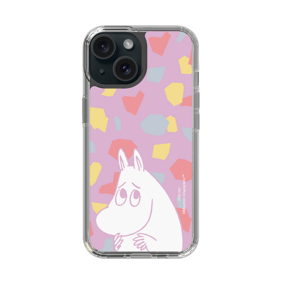 スリムプロテクションケース［ MOOMIN - Fearful face - color ］