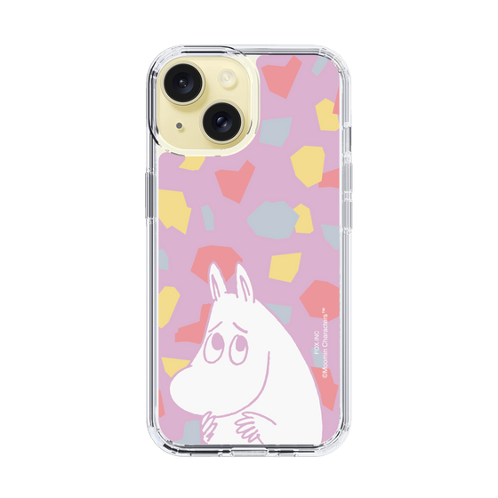 スリムプロテクションケース［ MOOMIN - Fearful face - color ］